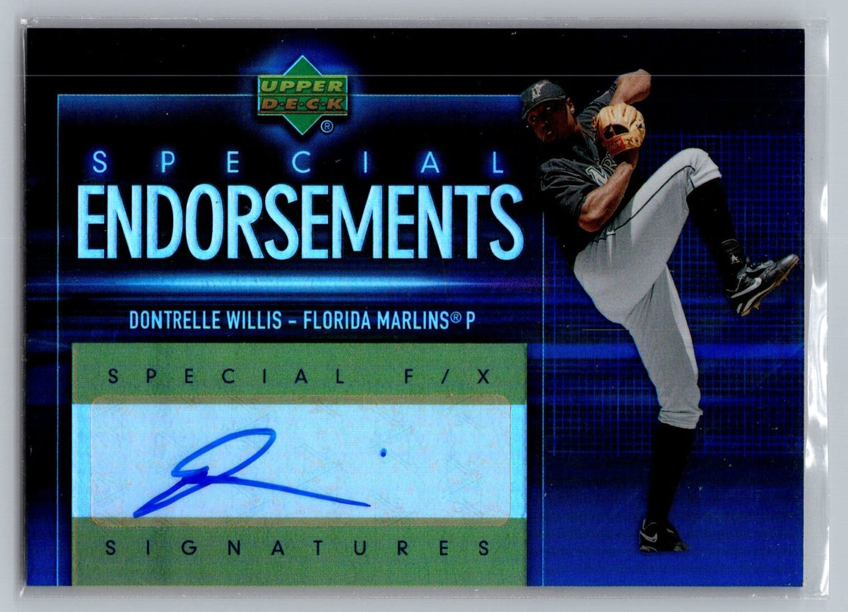 2006 Upper Deck Special F/X Special Endorsements #DW Dontrelle Willis