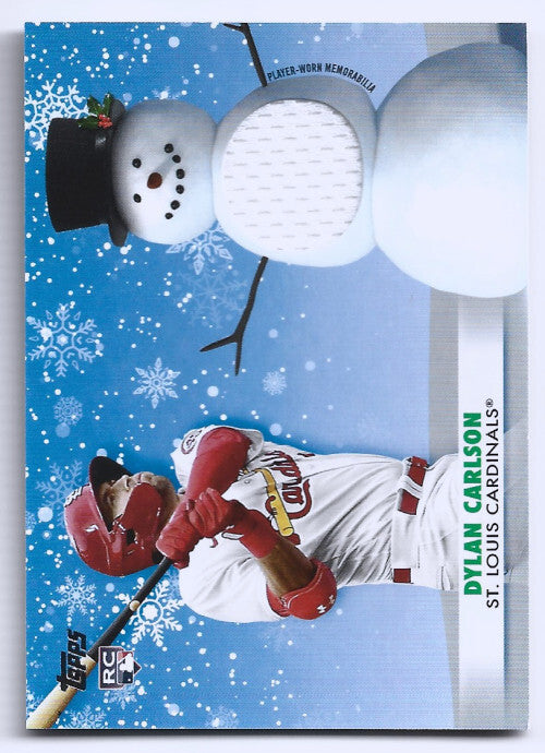 2021 Topps Walmart Holiday Relics #WRCDC Dylan Carlson - NM