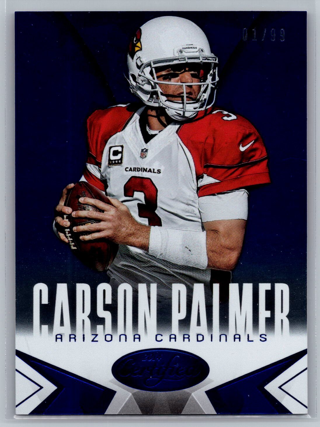 2014 Panini Certified #1 Carson Palmer Blue 1/99