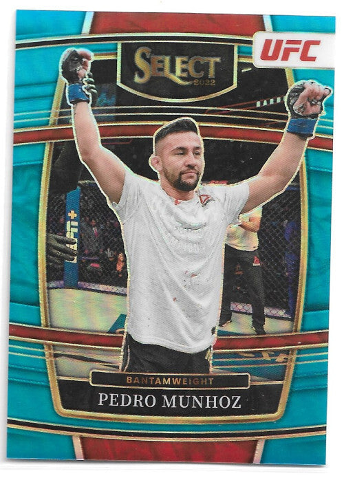 2022 Select UFC Prizms Light Blue #46 Pedro Munhoz 71/199 - NM