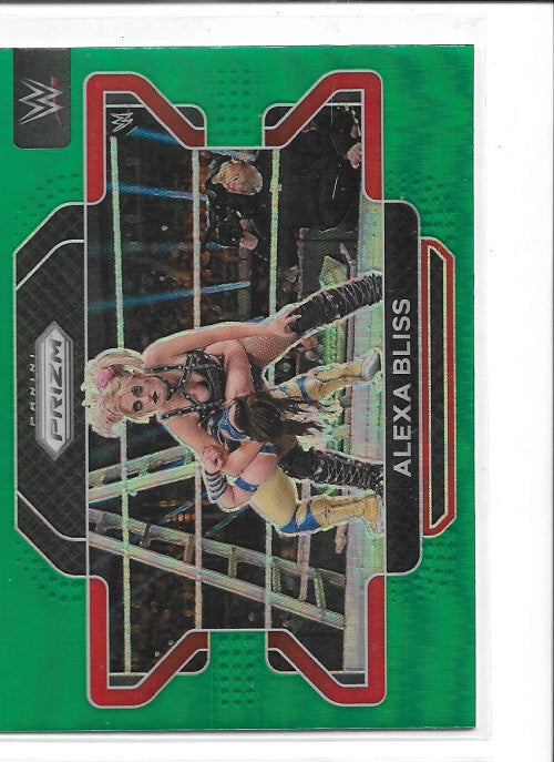 2022 Panini Prizm WWE Prizms Green #37 Alexa Bliss - NM
