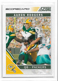 2011 Score Scorecard #103 Aaron Rodgers - NM