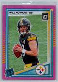 2025 Donruss Optic Rated Rookies Preview Pink #309 Will Howard - NM