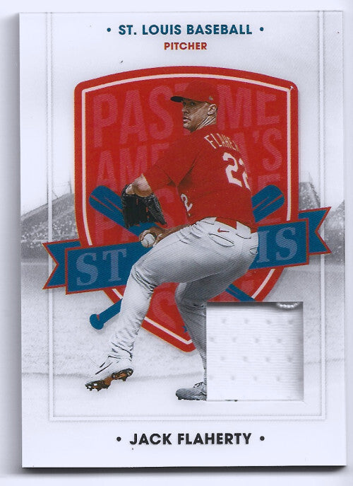 2021 Panini America's Pastime Swatches #28 Jack Flaherty Jersey - NM