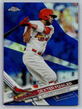 2017 Topps Chrome #179 Dexter Fowler Blue Refractor 133/150