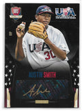 2014 USA Baseball 18U National Team Black Gold Austin Smith Auto 13/49
