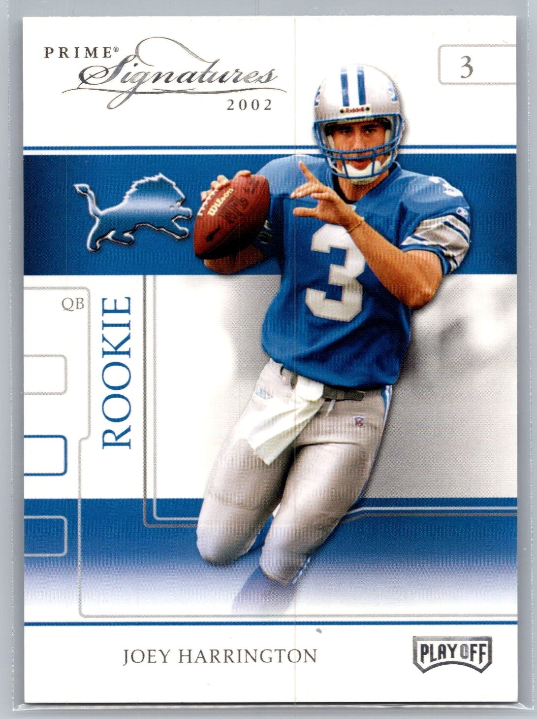 2002 Playoff Prime Signatures #92 Joey Harrington RC 169/250