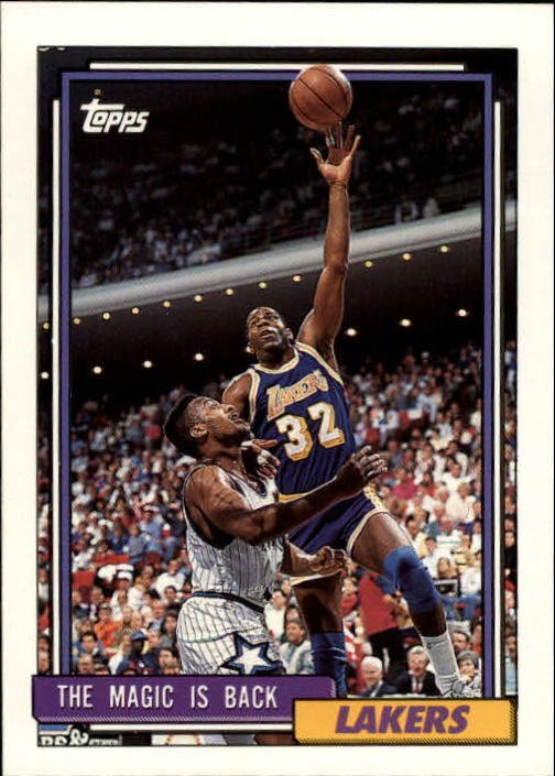 1992-93 Topps #54 Magic Johnson - NM