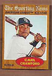 2011 Topps Heritage #470 Carl Crawford AS SP - NM