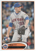 2012 Topps Update #US23 Matt Harvey RC - NM