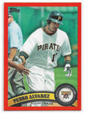 2011 Topps Factory Set Red Border #95 Pedro Alvarez 131/245