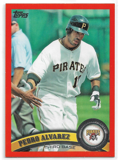2011 Topps Factory Set Red Border #95 Pedro Alvarez 131/245