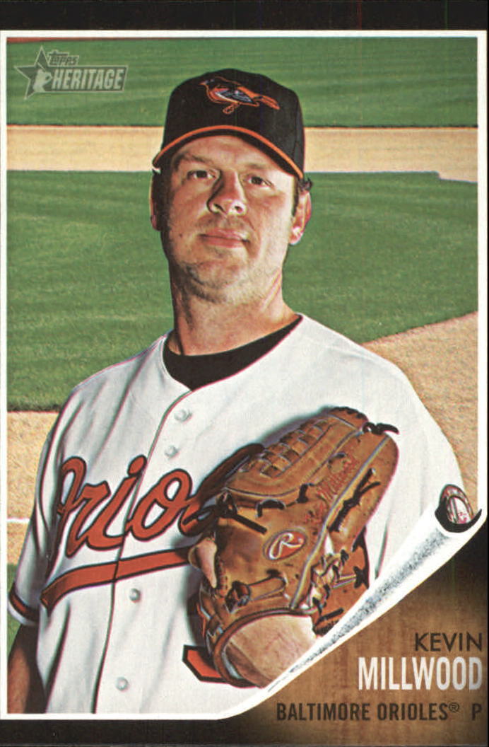 2011 Topps Heritage Black #C38 Kevin Millwood - NM