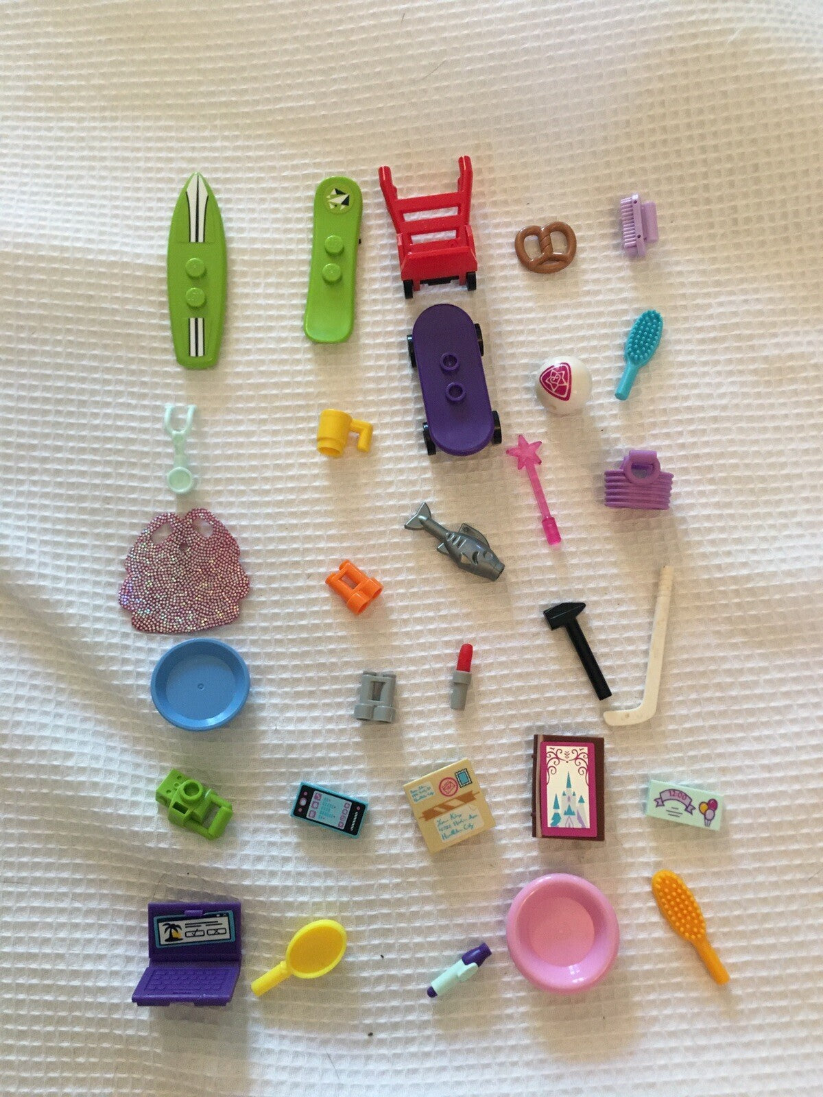 Lego Friends Lot of 30 Accessories Random Loose Miscellaneous Variety Small