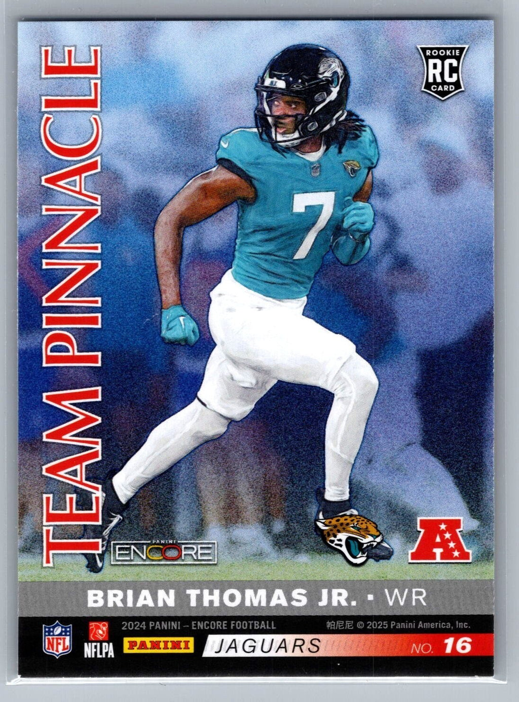 2024 Panini Encore Team Pinnacle #16 Malik Nabers/Brian Thomas Jr.