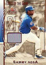 2004 Fleer Genuine Insider Tools of the Game Jersey #SS Sammy Sosa Jersey /250