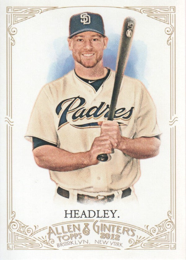 2012 Topps Allen and Ginter #348 Chase Headley SP - NM