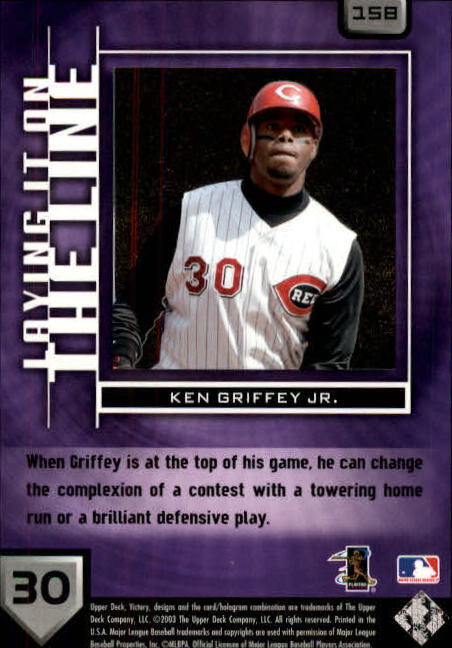 2003 Upper Deck Victory #158 Ken Griffey Jr. LL - NM