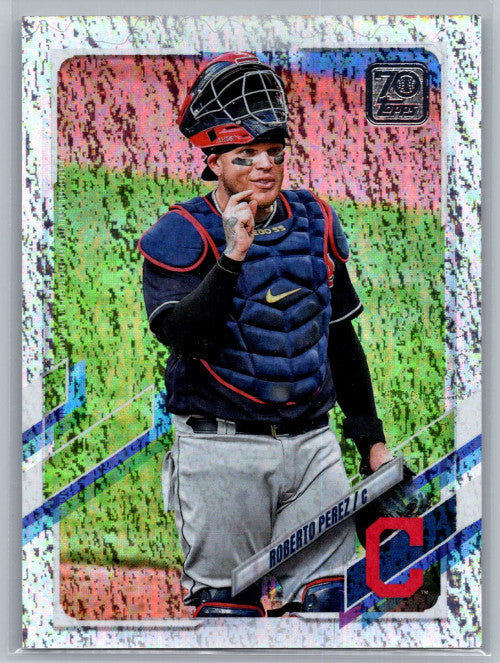 2021 Topps Factory Set Foilboard #34 Roberto Perez 58/310 - NM