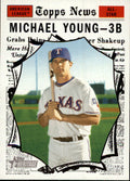 2010 Topps Heritage #467 Michael Young AS SP - NM