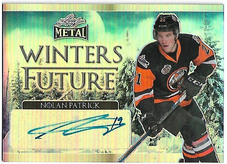 NOLAN PATRICK 2016-17 Leaf Metal Winters Future #WFNP5 /25 FLYERS