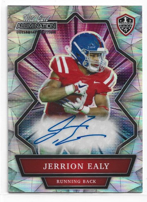 2022 Wild Card Alumination NIL Autographs #ANBCA84 Jerrion Ealy Auto - NM