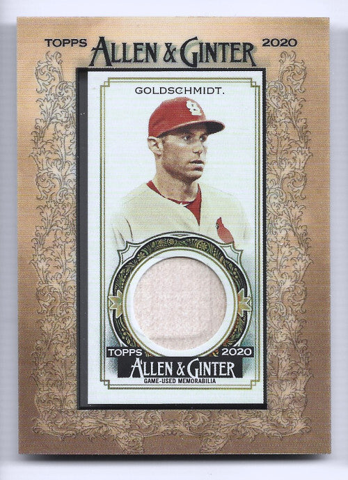 2020 Topps Allen and Ginter Mini Framed Relics #MFRPG Paul Goldschmidt Jersey