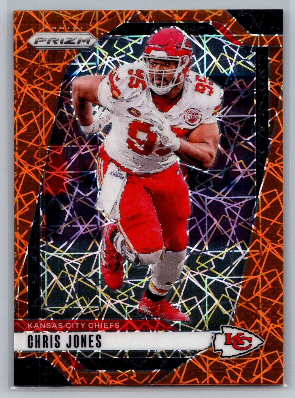 2024 Panini Prizm #143 Chris Jones Lazer