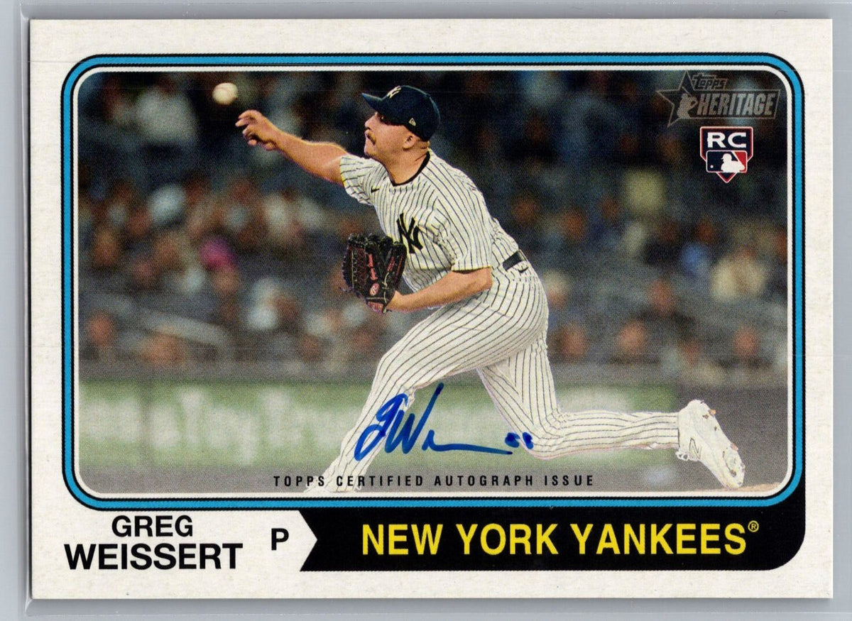 2023 Topps Heritage Real One Autographs #ROAGW Greg Weissert HN