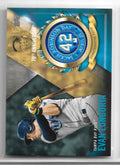 2017 Topps Jackie Robinson Logo Patch #JRPCEL Evan Longoria - NM
