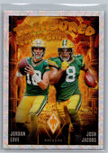2024 Panini Phoenix Treasured Tandems #14 Jordan Love/Josh Jacobs
