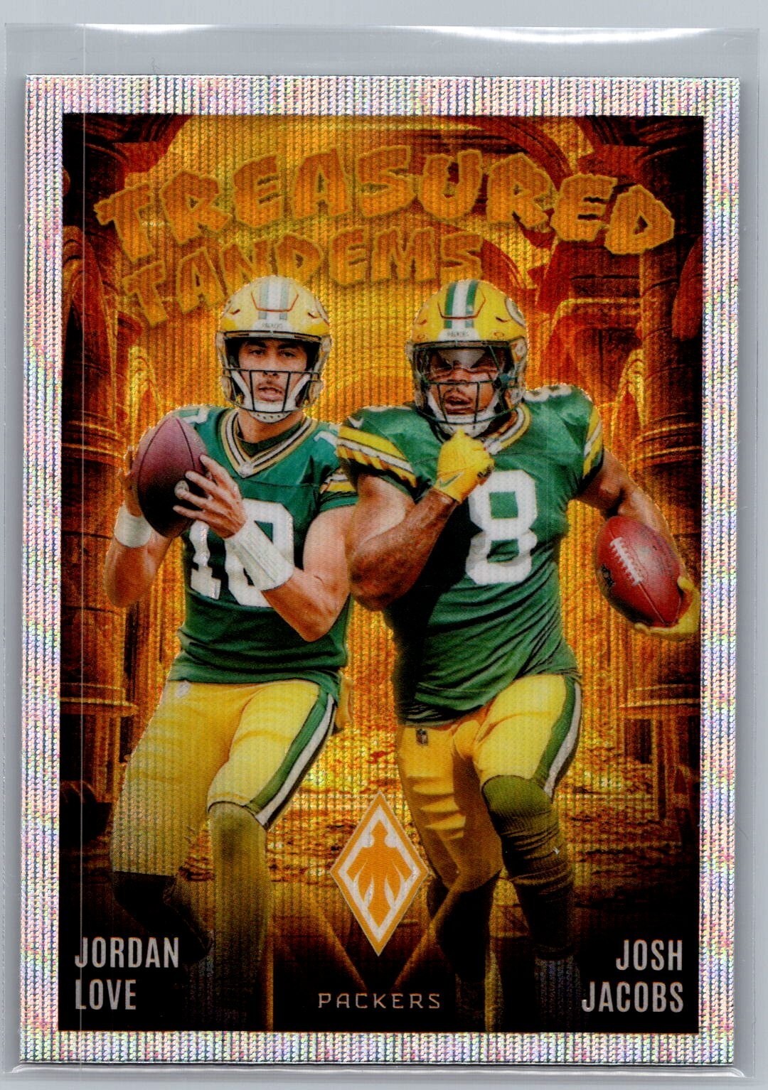 2024 Panini Phoenix Treasured Tandems #14 Jordan Love/Josh Jacobs