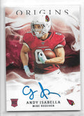 2019 Panini Origins Rookie Autographs #38 Andy Isabella Auto - NM
