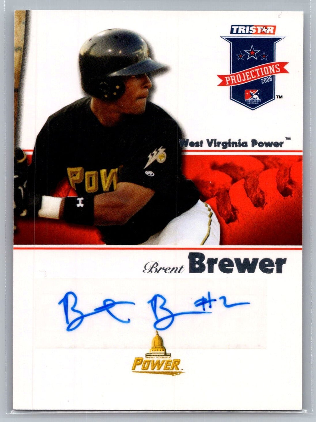 2008 TRISTAR PROjections Autographs #365 Brent Brewer Auto