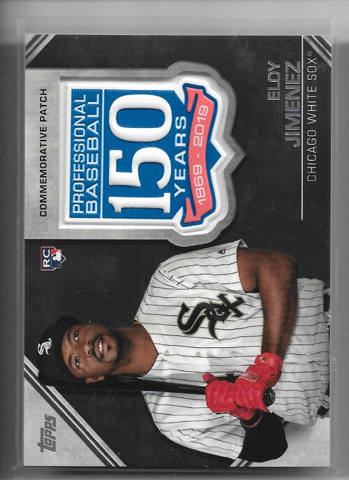 2019 Topps Update 150th Anniversary Manufactured Patches #AMPEJ Eloy Jimenez