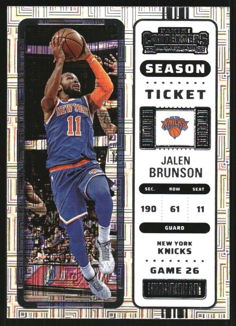 2022-23 Panini Contenders #24 Jalen Brunson - NM