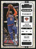 2022-23 Panini Contenders #24 Jalen Brunson - NM