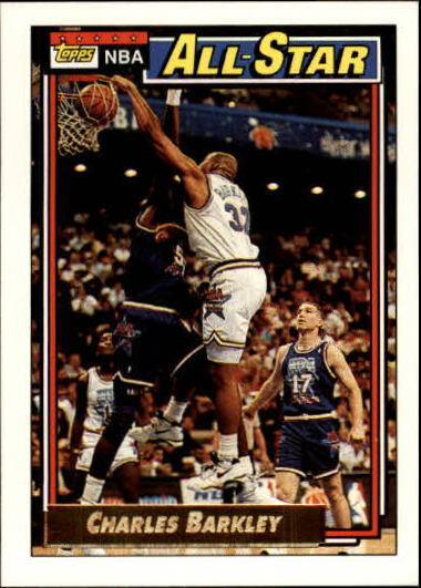 1992-93 Topps Gold #107 Charles Barkley AS - NM