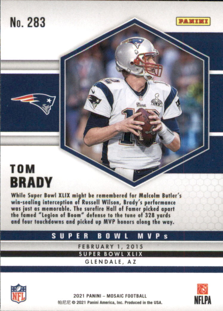 2021 Panini Mosaic #283 Tom Brady MVP