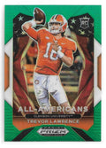 2021 Panini Prizm Draft Picks Prizms Green #181 Trevor Lawrence AA - NM