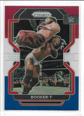 2022 Panini Prizm WWE Prizms Red White and Blue #146 Booker T - NM