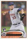 2012 Topps Update #US276 Matt Harvey RC - NM