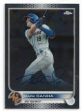 2022 Topps Chrome Veteran Autographs #CVAMC Mark Canha Auto - NM