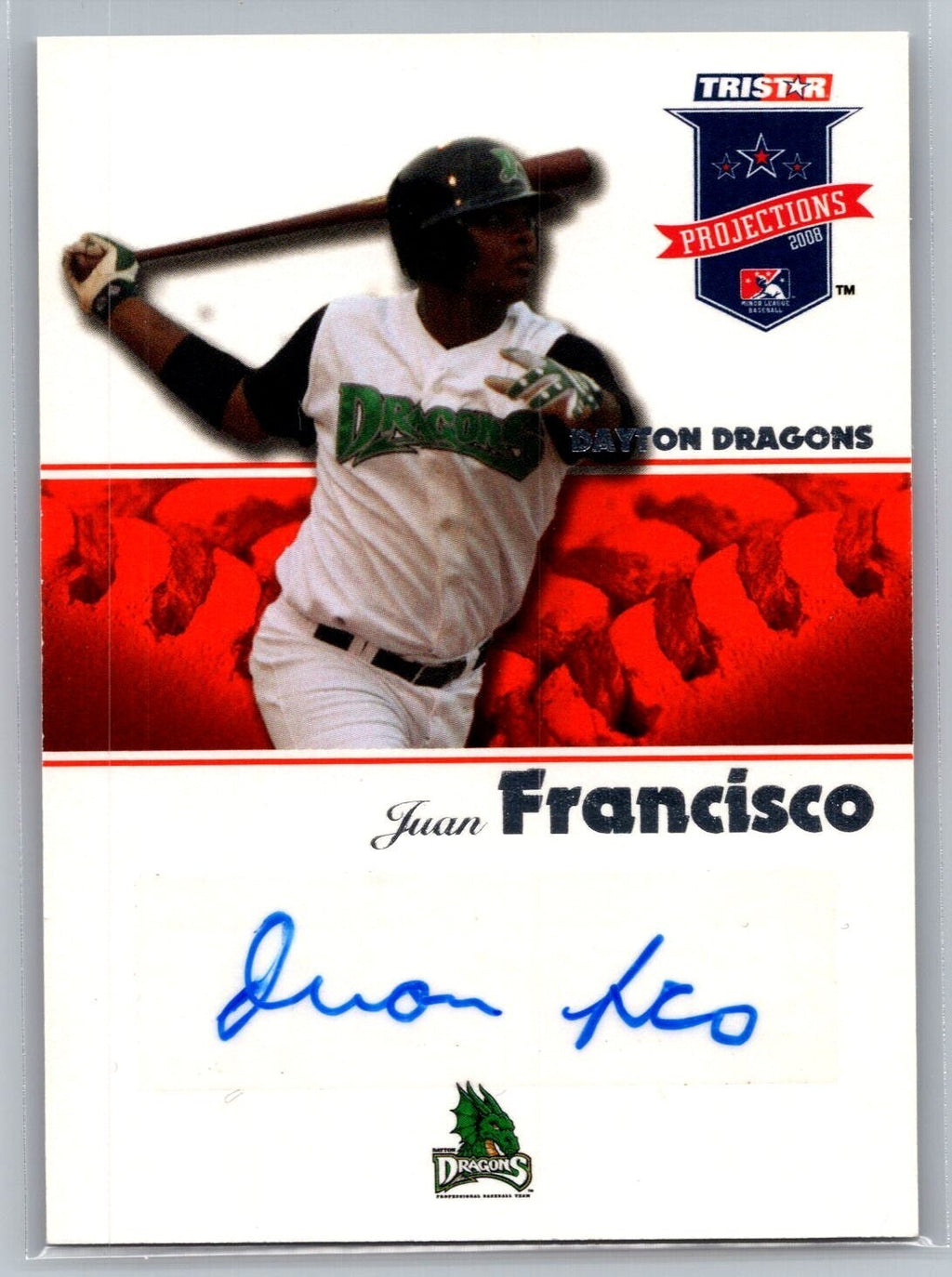 2008 TRISTAR PROjections Autographs #29 Juan Francisco