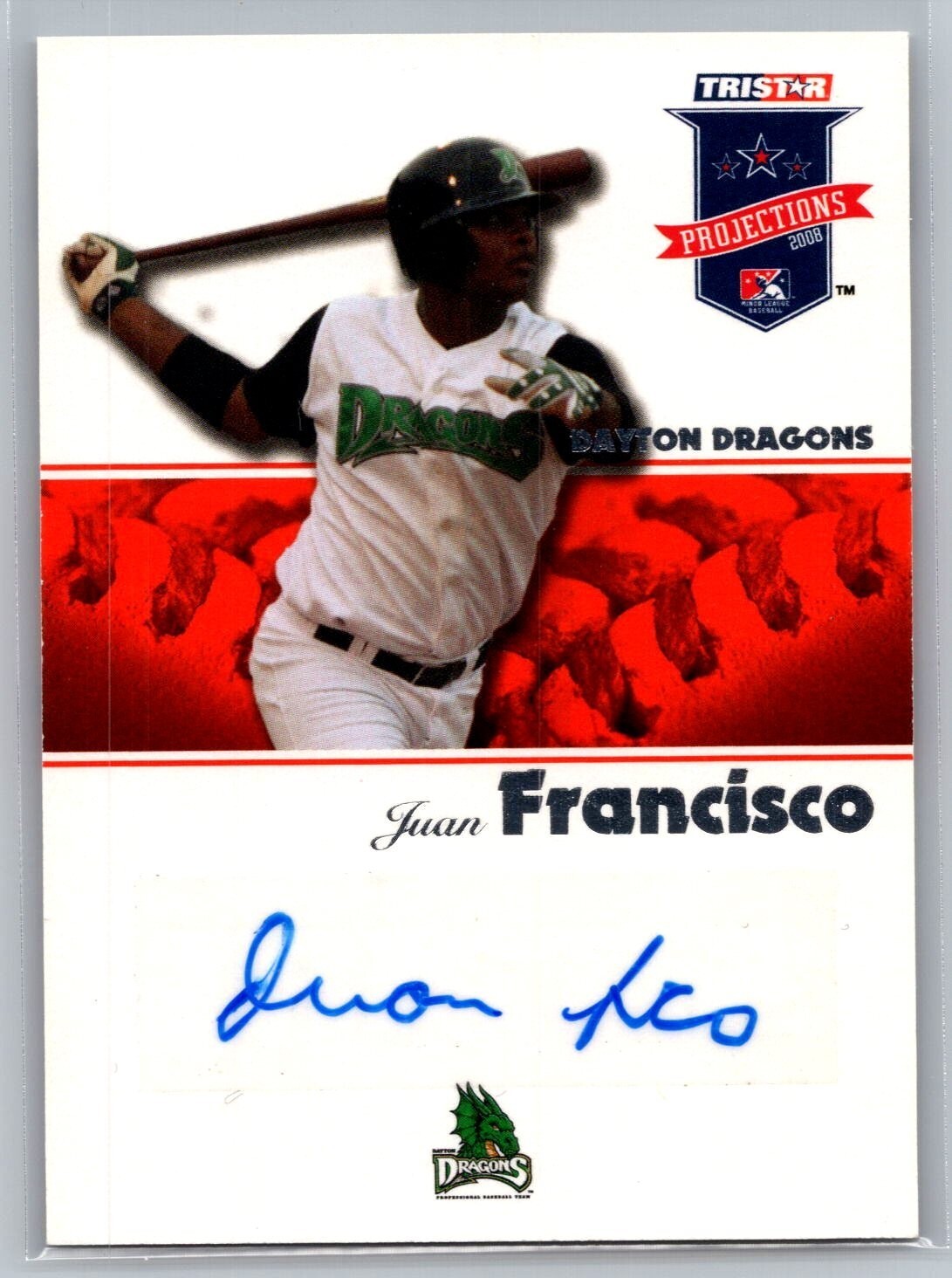 2008 TRISTAR PROjections Autographs #29 Juan Francisco