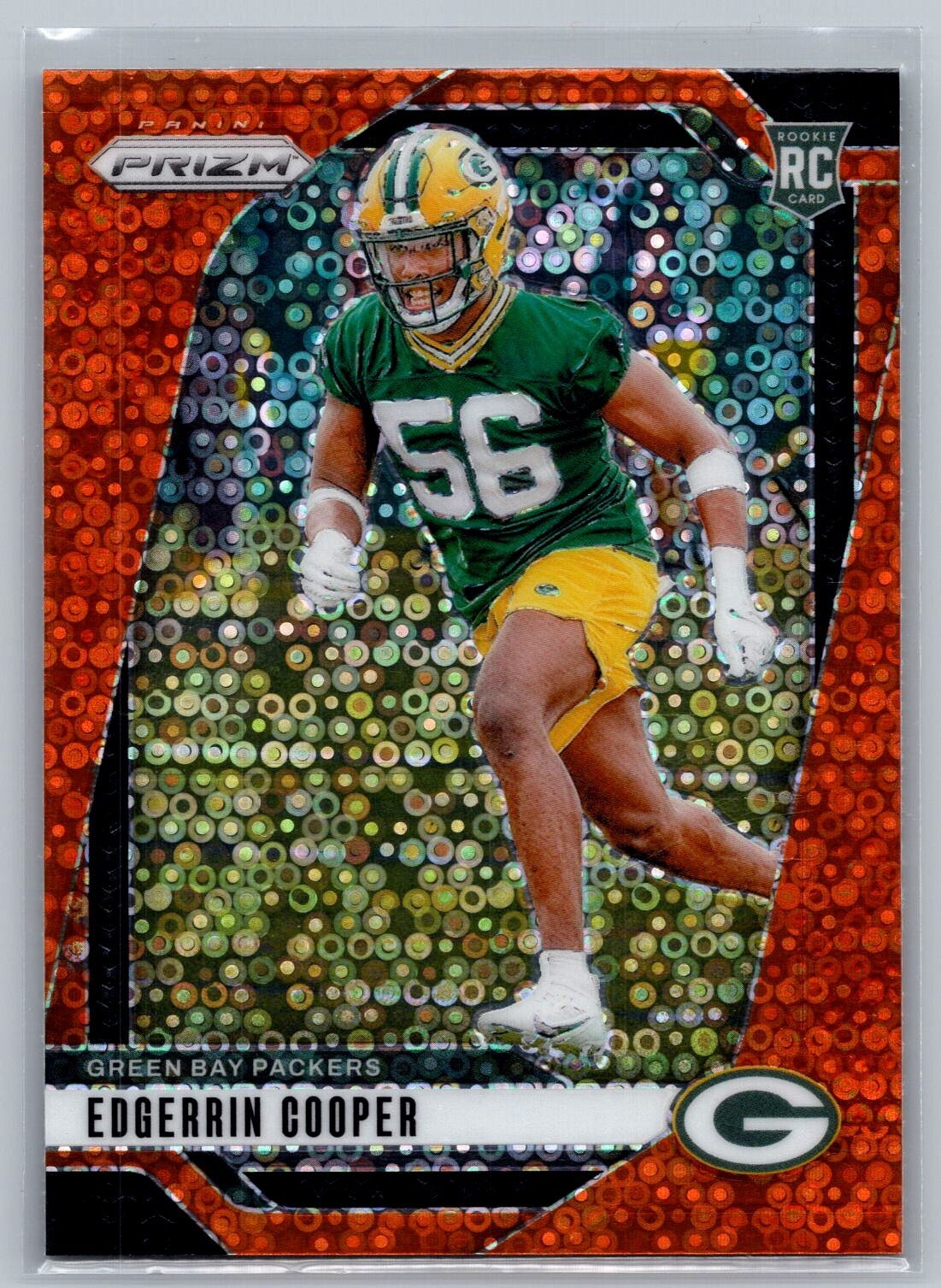 Panini Prizm #331 Edgerrin Cooper RC Orange Disco