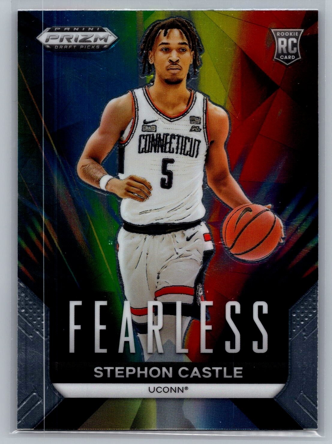 2024-25 Panini Prizm Draft Picks Fearless #25 Stephon Castle