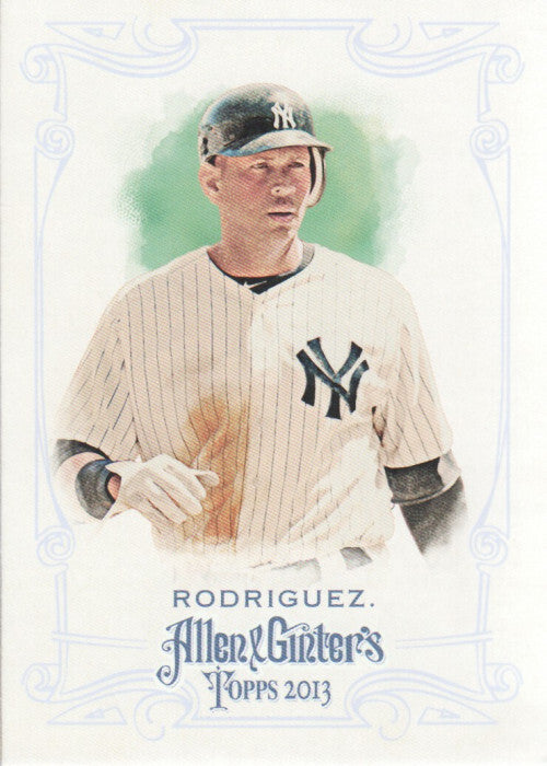 2013 Topps Allen and Ginter #328 Alex Rodriguez SP - NM