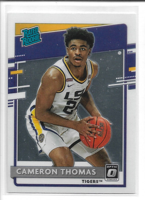 2021-22 Panini Chronicles Draft Picks #215 Cameron Thomas Donruss Optic - NM