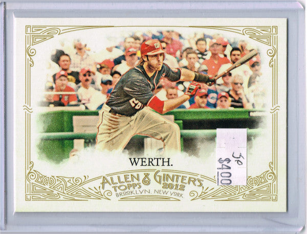 2012 Topps Allen and Ginter #302 Jayson Werth SP - NM